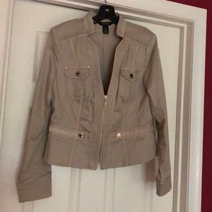 WHBM military style jacket